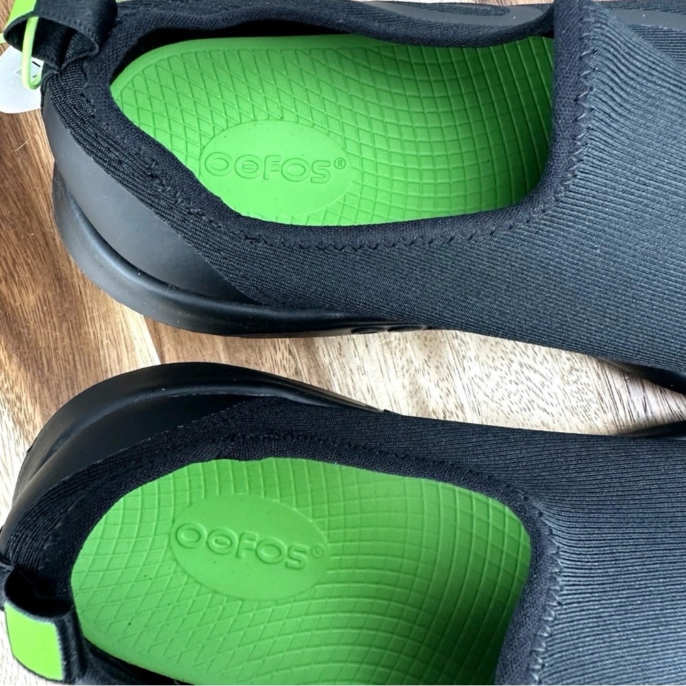 OOFOS OOMG Sport Low Men's Size 10 Black Comfort Recovery Slip On Shoes - Picture 5 of 6